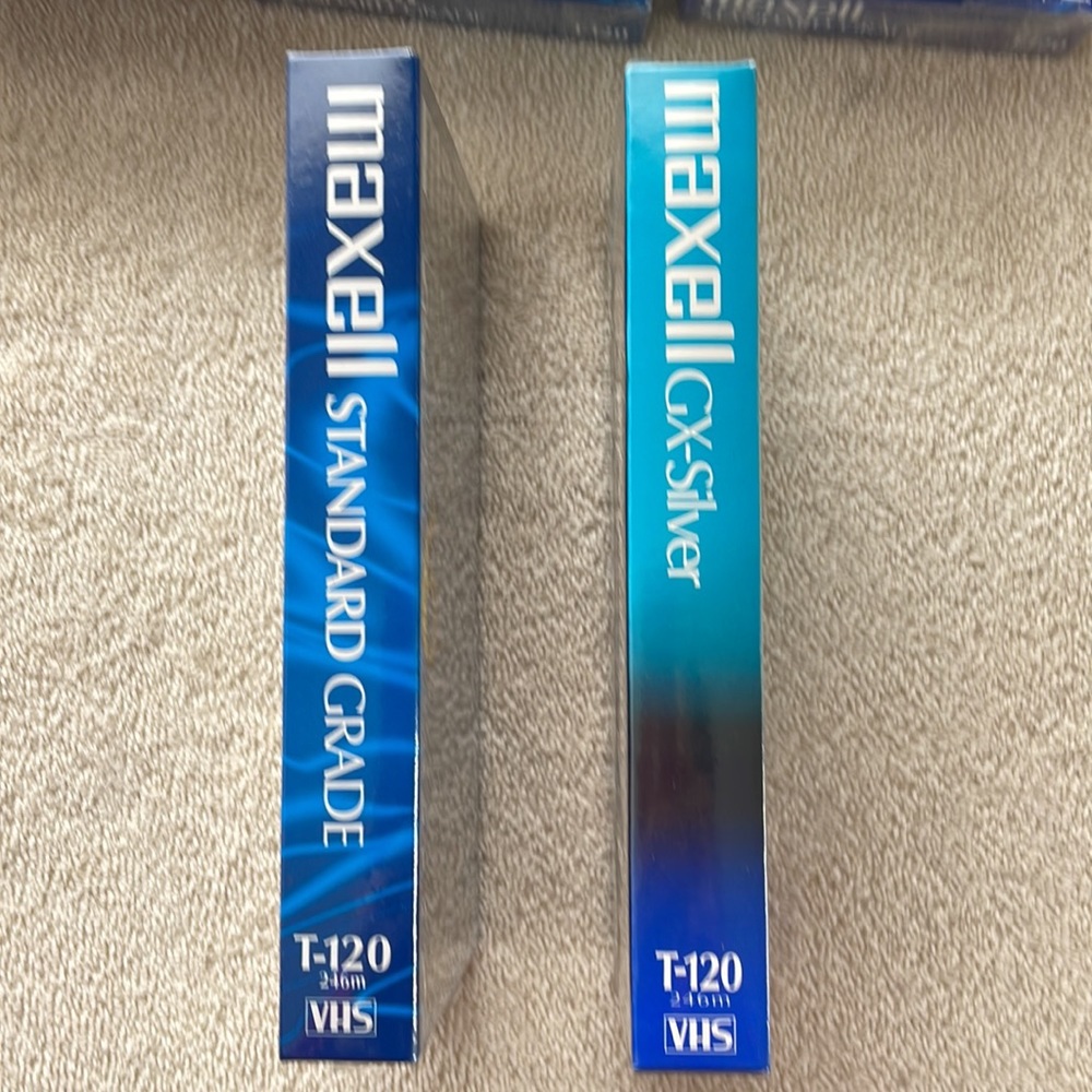 Eight Sealed Maxell VHS Standard Grade Tapes - Picture 3 of 4